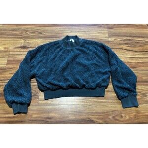 Fabletics Malia Polar Fleece Pullover Teal Women’s Size Small Activewear